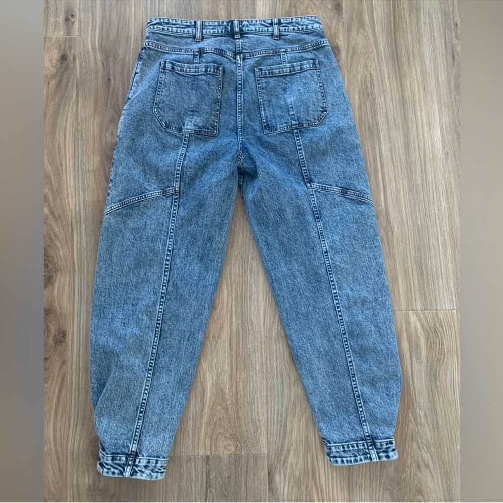 Ulla Johnson Brodie Barrel Acid Wash Jeans - Picture 6 of 16